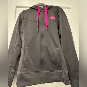 The North Face EUC Women Zip Up Sweatshirt , Gray